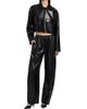 Nanushka Women's Reflections Zoela Faux-Leather Barrel-Leg Pants - 2