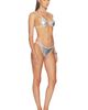 naranja furcado naranja furcado Latex Splash Matte Bent Bikini Set - 2
