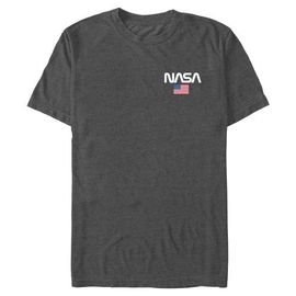 NASA Men's NASA Pocket Flag Logo Graphic T-Shirt