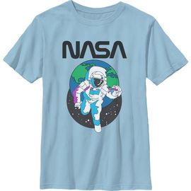 NASA NASA Boys' Spaceman Earth Graphic Short Sleeve T-Shirt