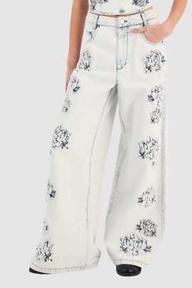 NASTY GAL NASTY GAL Acid Wash Baggy Denim Jean