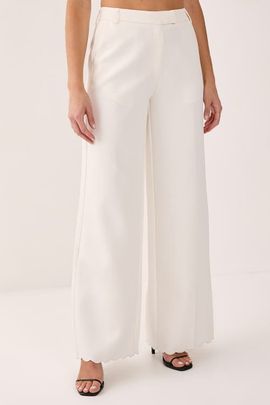 NASTY GAL NASTY GAL Embroidered Tailored Wide Leg Pants