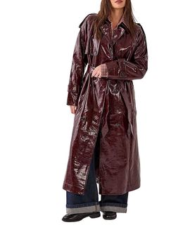 Nasty Gal Nasty Gal High Shine Trench Coat