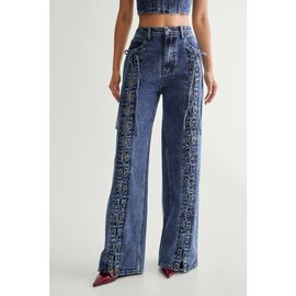 NASTY GAL NASTY GAL Lace Front Detail Jean