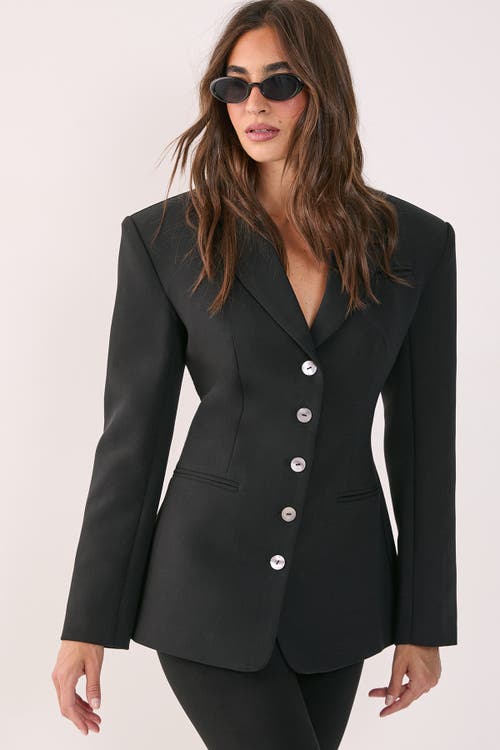 NASTY GAL NASTY GAL Premium Cinched Waist Blazer
