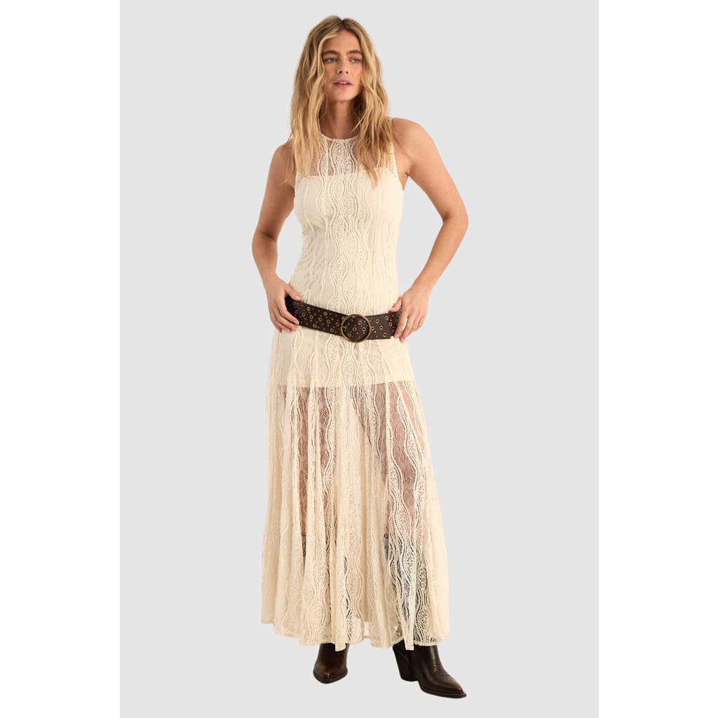 NASTY GAL NASTY GAL Vintage Lace Godet Hem Maxi Dress