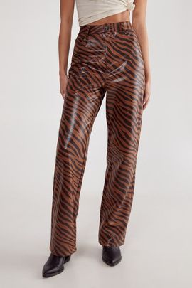 NASTY GAL NASTY GAL Zebra Straight Leg Pant