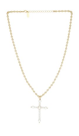 Natalie B Jewelry Natalie B Jewelry Charity Pearl Cross Necklace