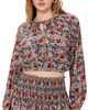 Natalie Martin Collection Natalie Martin Collection Amelia Top Vintage Flowers Slate - 1