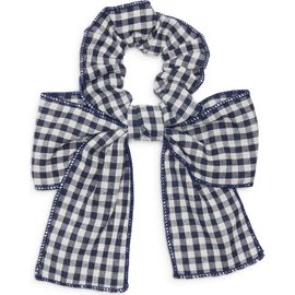 NATASHA NATASHA Plaid Bow Scrunchie