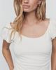 Nation Los Angeles Angelica Ruched Tee - 1
