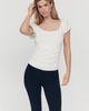 Nation Los Angeles Angelica Ruched Tee - 3