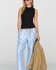 Nation Los Angeles Joan Cotton Blend Mock Neck Tank Top - 3