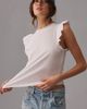 Nation Los Angeles Paulette Ruffle Tank Top - 4