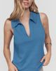 Nation Los Angeles Roberta Collared Tank Top - 3