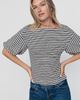 Nation Los Angeles Sophia Cotton Puff Sleeve Tee - 1