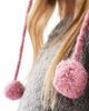 Native Youth Native Youth knitted bonnet hat in pink heather - 2