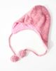 Native Youth Native Youth knitted bonnet hat in pink heather - 3