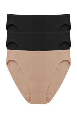 Natori Natori Bliss Bare Cotton Bikini 3-Pack