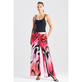 Natori Natori Butterfly Linen Blend Pants