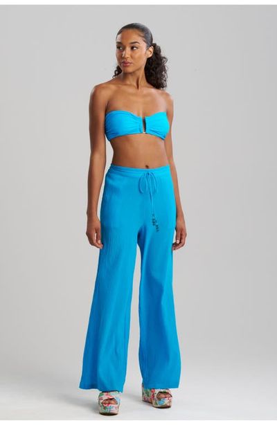 Natori Natori Cotton Gauze Pants with Tassel