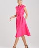 Natori Natori Cotton Silk Slub Trapeze Shirt Dress - 1