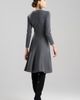 Natori Natori Double Jersey Fluted Hem Long Sleeve Midi Dress - 2