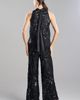 Natori Natori Floral Sequin Lace Halter Scarf Top - 2