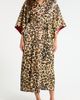 Natori Natori Jaguar Printed Stretch Satin Robe - 1