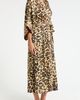 Natori Natori Jaguar Printed Stretch Satin Robe - 3