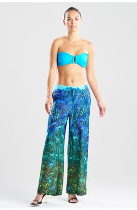 Natori Natori Peacock Cotton Voile Pants