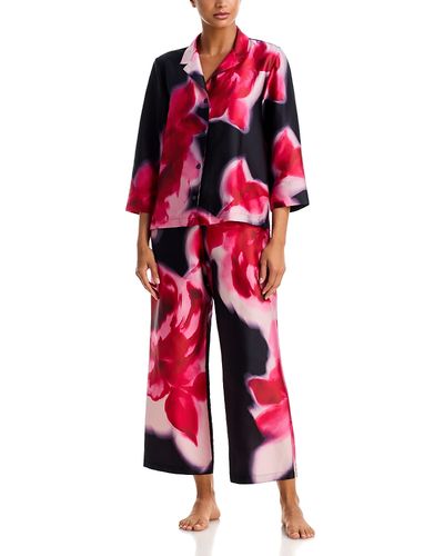 Natori Natori Printed Notch Lapel Pajama Set