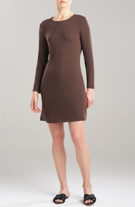 Natori Natori Rib Long Sleeve Nightgown