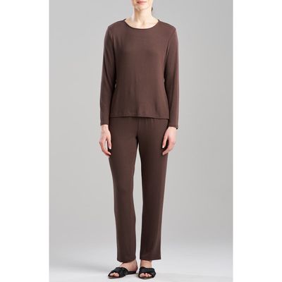 Natori Natori Ribbed Long Pajamas