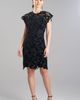 Natori Natori Shirin Velvet Lace Sheath Dress - 1