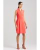 Natori Natori SOLID KNIT CREPE Raised Collar Dress - 1