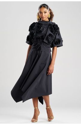 Natori Natori Tech Cotton Taffeta 3D Embroidered Bolero