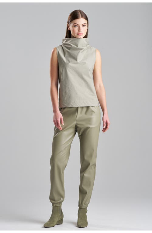 Natori Natori Tech Cotton Taffeta Funnel Neck Top