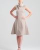 Natori Natori Techno Crepe Fit & Flare Funnel Neck Dress - 1