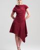 Natori Natori Vegan Luxe Suede Asymmetric Drape Neck Dress - 1