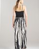 Natori Natori Zebra - Silk Twill Pull On Straight Leg Pant - 2