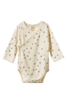 NATURE BABY NATURE BABY Kids' Long Sleeve Kimono Bodysuit