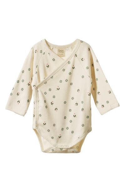 NATURE BABY NATURE BABY Kids' Long Sleeve Kimono Bodysuit