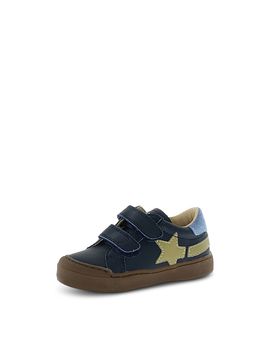 Naturino Naturino Boys' Singery Vl Leather Star Sneakers Toddler, Little Kid