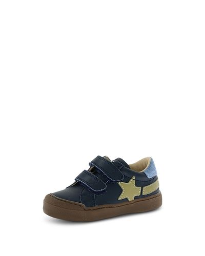 Naturino Naturino Boys' Singery Vl Leather Star Sneakers Toddler, Little Kid