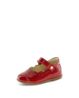 Naturino Naturino Girls' Olya Scalloped Patent Leather Flats Baby
