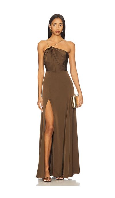 strapless open back dress Clara Dress main image 1