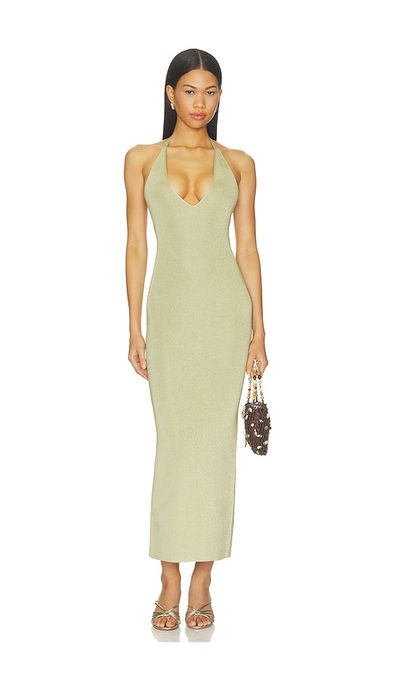NBD NBD Jamy Deep V Maxi Dress