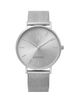 NCMPRBL NCMPRBL Advance Hushed Silver Mesh Bracelet Quartz Watch, 36MM  - 1