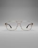 NCMPRBL NCMPRBL Axis 03 Smoke Oak 53MM Flat Top Eyeglasses - Champagne & Walnut - 1